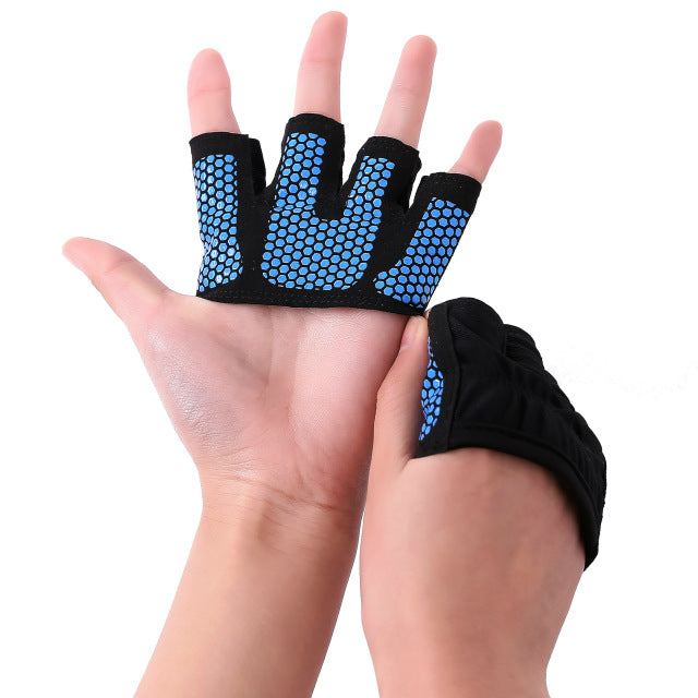 Men Women Gym Gloves Exercises Gants Running Yoga Fitness Anti-slip Weight Lifting Gloves Mens Sport Gloves Cycling Bike Gloves