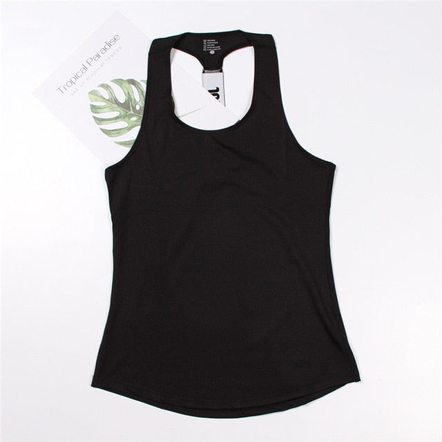 Women Yoga Top Gym Sports Vest Sleeveless Shirts Tank Tops Sport Top Fitness Women Running Clothes Singlets