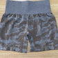 Camo Jacquard Fitness Shorts Camo Yoga Shorts Seamless Camo Shorts