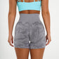 Camo Jacquard Fitness Shorts Camo Yoga Shorts Seamless Camo Shorts