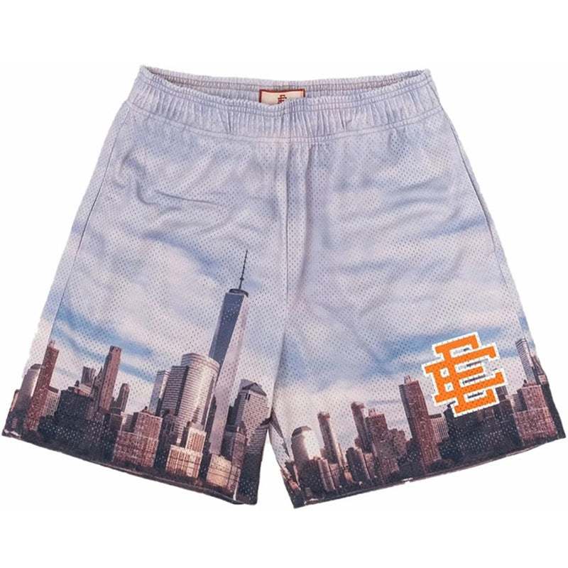 Men's Beach Shorts for Fitness Training and Exercise / Women's Summer Fitness Shorts