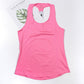 Women Yoga Top Gym Sports Vest Sleeveless Shirts Tank Tops Sport Top Fitness Women Running Clothes Singlets
