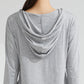 Fast Drying Yoga Fitness Hoodie T-Shirt Top Thin Yoga Top Long Sleeve Yoga Fitness Clothes