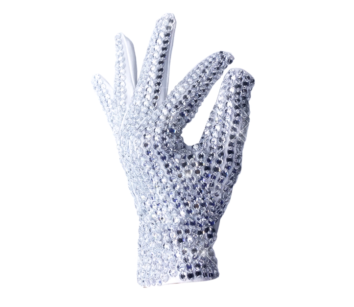 Handmade crystal gloves