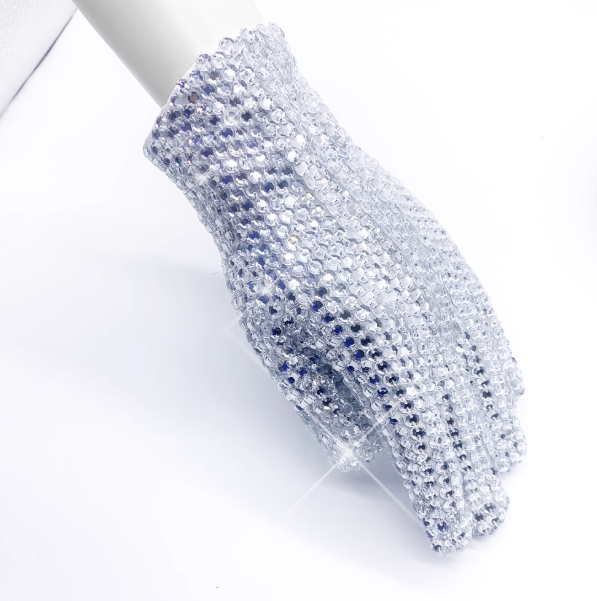 Handmade crystal gloves
