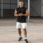 Sleeveless T-shirt Men Quick-drying Fitness Bodybuilding Shirt Male Fashion Basketball Vest Mesh Breathable Summer Gym Tank Men