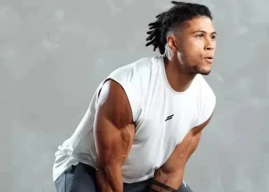 Sleeveless T-shirt Men Quick-drying Fitness Bodybuilding Shirt Male Fashion Basketball Vest Mesh Breathable Summer Gym Tank Men