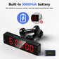 Remote Gym Timer 2 inch Ultra-Clear Interval Time Timers with LED Countdown/Up Wall Clock Battery Power Fitness Timer Stopwatch