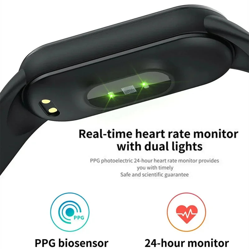Lenovo Smart band Watch Movement Step count Bluetooth Synchronous Phone Information Waterwroof Smartwatch For Men Women Student