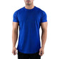 Plain T Shirt Men Casual Short Sleeve Muscle Joggers Bodybuilding Tshirt Male Gym Fitness Tops Tee Slim Fit Summer T-shirt