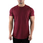 Plain T Shirt Men Casual Short Sleeve Muscle Joggers Bodybuilding Tshirt Male Gym Fitness Tops Tee Slim Fit Summer T-shirt