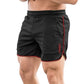 Shorts  New Fitness Breathable Sports Shorts Running Quick Dry Pants Summer Slim Training Quarter Pants