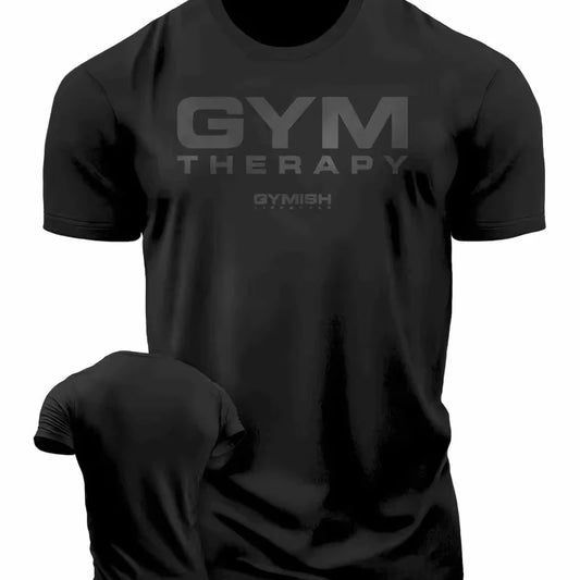 Short sleeved round neck men's printed T-shirt for all seasons casual wear, suitable for both men and women.