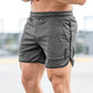 Shorts  New Fitness Breathable Sports Shorts Running Quick Dry Pants Summer Slim Training Quarter Pants