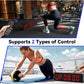 Remote Gym Timer 2 inch Ultra-Clear Interval Time Timers with LED Countdown/Up Wall Clock Battery Power Fitness Timer Stopwatch